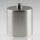 Lampen Deckenbaldachin 62x63mm Zylinderform Metall Edelstahloptik mit Zugentlastung Metall