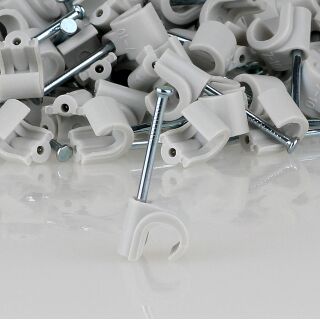 Kopp ISO-Kabelschellen mit Stahlnagel 7–10 mm – 50 Stück 3427.0408.0