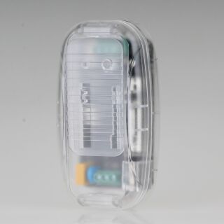 Tradim LED Fußdimmer Transparent 1–100W für dimmbare 230V LED-Leuchtmittel