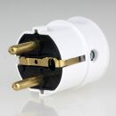 Kopp Schutzkontakt Winkelstecker Arktisweiß 16A...
