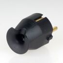Kopp Schutzkontakt-Stecker Schwarz 16A 250V IP20 für...