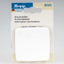 Kopp Rivo Kreuzschalter Weiß ähnlich RAL 9010...