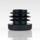 Rohrstopfen Kunststoff schwarz für Rundrohre 20mm...