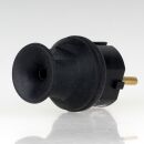 Kopp Schutzkontakt-Stecker Schwarz IP44 16A 250VAC...