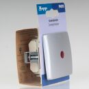 Kopp Paris Kontrollschalter Silber beleuchtet 10A 250VAC...