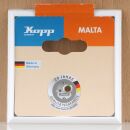 Kopp Malta Abdeckrahmen 1-fach Arktisweiß 80x80 mm...