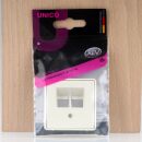REV Unico Abdeckung für UAE-Netzwerkdose RJ45 CAT 6a...