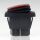 Einbau-Wippschalter rot beleuchtet 2-polig EIN/AUS 30×22 mm 16A 250V AC IP65