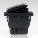 Einbau-Wippschalter transparent beleuchtet 2-polig EIN/AUS 30×22 mm 16A 250V AC IP65