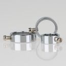 10mm Messing verchromt Stellring 14x6mm für Lampen...