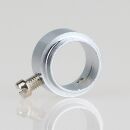 10mm Messing verchromt Stellring 14x8mm mit Nietansatz...