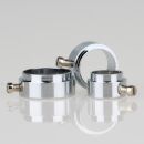 10mm Messing verchromt Stellring 14x8mm mit Nietansatz...