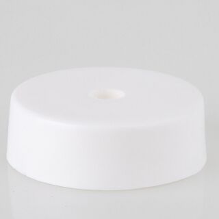 Lampen Verteiler-Baldachin-Set 70x25mm weiß Dreilochscheibe und Befestigungsschraube für Mittelloch