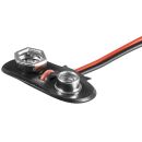 Batterieclip Akkuclip für 9 Volt Block T-Form mit...