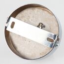 1-Loch Lampen-Baldachin Metall 80x25mm verchromt mit Zugentlaster  für 1 Lampenpendel
