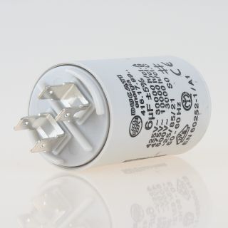 6uF 450V Anlaufkondensator Betriebskondensator Motorkondensator mit 6,3 mm Flachstecker
