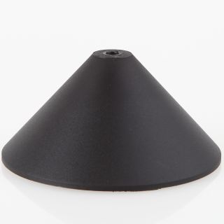 Lampen Leuchten Kunststoff Baldachin 118x57mm schwarz Pyramiden Form