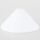 Lampen-Baldachin 118x57mm Kunststoff weiß Pyramiden Form