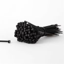 100 Kabelbinder schwarz 282 x 4,8 mm