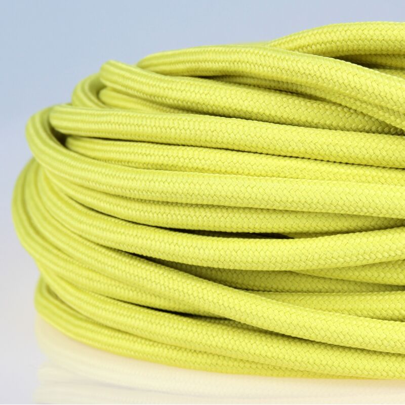 GWH Textilkabel 3x0,75mm² – Baumwoll-Geflecht, 3-adrig, Für Lampen & Elektrogeräte