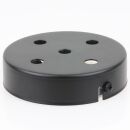 Lampen-Baldachin 100x25mm Metall schwarz ohne...