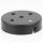 Lampen-Baldachin 100x25mm Metall schwarz ohne Zugentlaster für 5 Lampenpendel