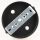 Lampen-Baldachin 100x25mm Metall schwarz ohne Zugentlaster für 5 Lampenpendel