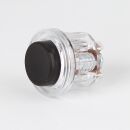 Friedland Einbau-Klingeltaster transparent/schwarz 1-24V/2A