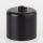 Lampen-Baldachin 62x63mm Metall schwarz lackiert Zylinderform mit Stellring für 10mm Pendelrohr