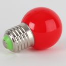 LED Leuchtmittel rot tropfenform E27 Sockel 220-240V 1W