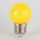 LED Leuchtmittel gelb tropfenform E27 Sockel 220-240V 1W