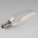 Osram LED Filament Leuchtmittel 2.5W Kerzen-Form klar E14...