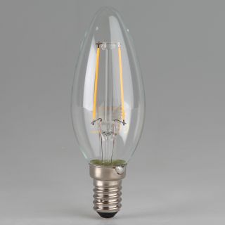 Osram LED Filament Leuchtmittel 4W 240V Kerzen-Form klar E14 Sockel warmweiß