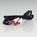 Audio Cinch-Verbindungskabel 2 x Cinchstecker auf 2 x...