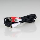 Audio Cinch-Verbindungskabel 2 x Cinchstecker auf 2 x...