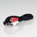 Audio-Verbindungskabel 3,5mm Stereo Klinkenstecker auf 2...