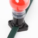 E14 Illu-Fassung Illumationsfassung schwarz mit Dichtring für Illu-Flachkabel Lichterkette