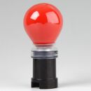 E14 Illu-Fassung Illumationsfassung schwarz mit Dichtring für Illu-Flachkabel Lichterkette