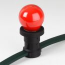 E27 Illu-Fassung Illumationsfassung schwarz mit Dichtring für Illu-Flachkabel Lichterkette