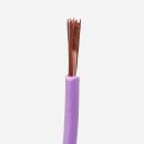 100 Meter PVC Aderleitung Elektro-Kabel Stromkabel 1x0,75 mm² H05V-K violett (NYA-F)  flexibel