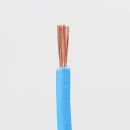 100 Meter PVC Aderleitung Elektro-Kabel Stromkabel 1x1,5 mm² H07V-K blau (NYA-F)  flexibel
