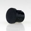 Abschlussstopfen Rohrstopfen Kunststoff schwarz für 13 mm Rohr Außendurchmesser