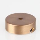 1-Loch Lampen-Baldachin Metall 80x25mm Antik Fume ohne...
