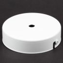 Lampen-Baldachin 100x25mm Metall weiß für 1...