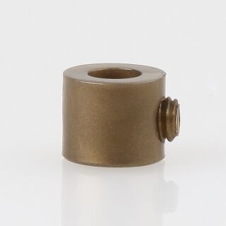 Stellring Kunststoff gold 13x11mm 6,5mm Durchgang für Lampen und Leuchtenbau
