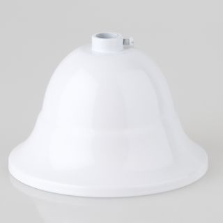 Lampen-Baldachin Metall 90x61mm flämisch weiß mit Stellring für 10mm Pendelrohr