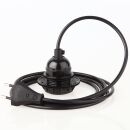 PVC Lampenpendel mit E27 Lampenfassung Bakelit Optik...