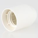 E27 Lampenfassung Thermoplast/Kunststoff weiß mit Zugentlastung 250V/4A