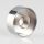 M10x1 Abschlussknopf Deckelknopf 25x10 mm Messing verchromt für Lampen und Leuchtenbau
