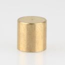 M8x1 Abschlussknopf Zierknopf 10x10mm zylindrisch Messing für Lampen und Leuchtenbau